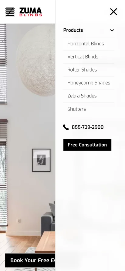 Zumablinds Mobile 1