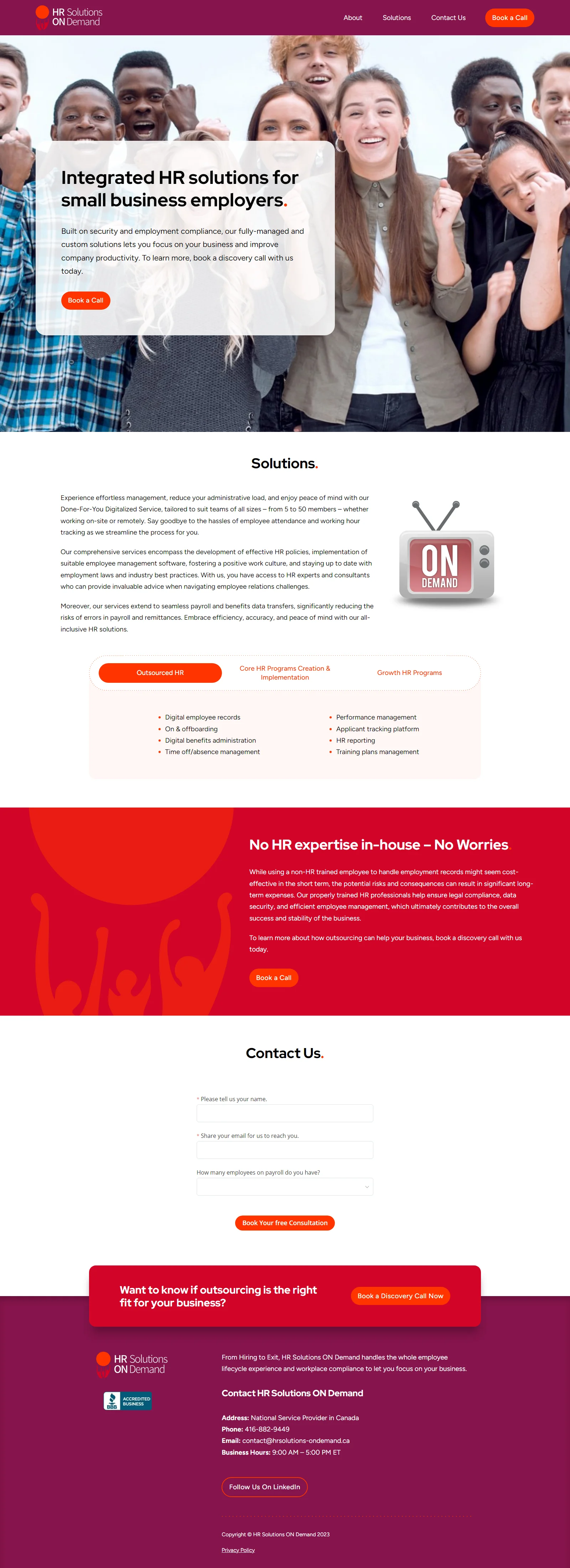 Hrsolutions Ondemand.ca