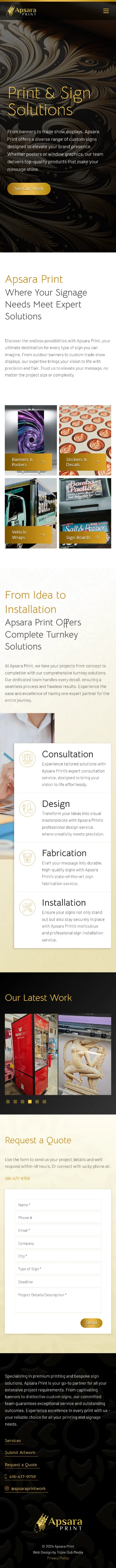 Apsaraprint Mobile Slide 1