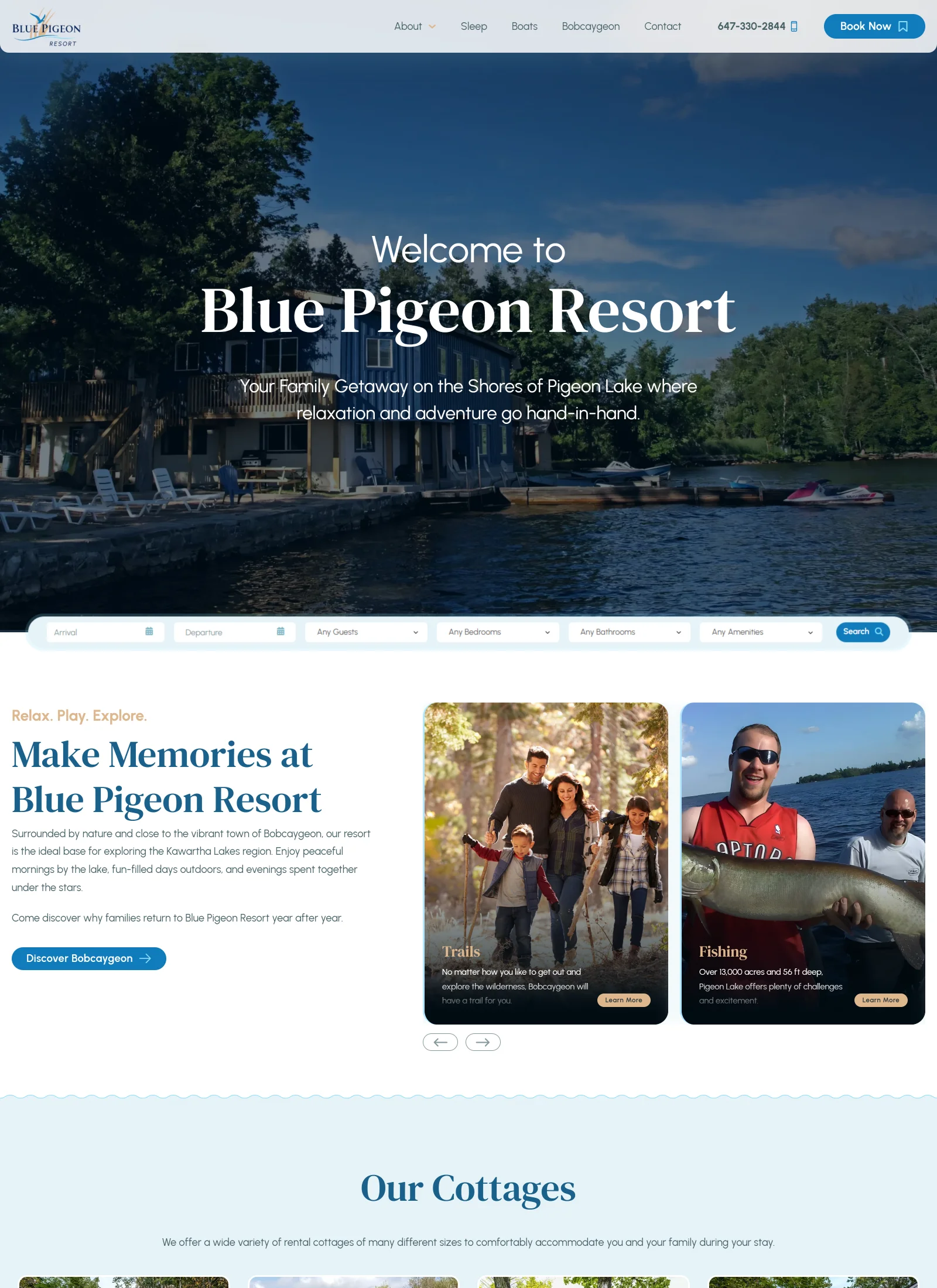 Blue Pigeon Resort Desktop