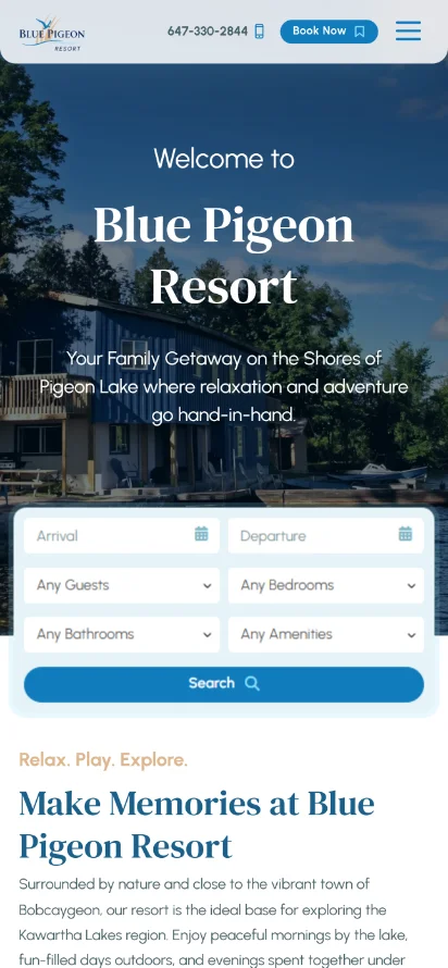Blue Pigeon Resort Mobile