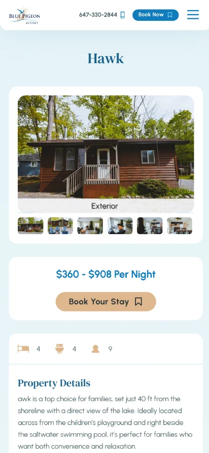 Blue Pigeon Resort Mobile