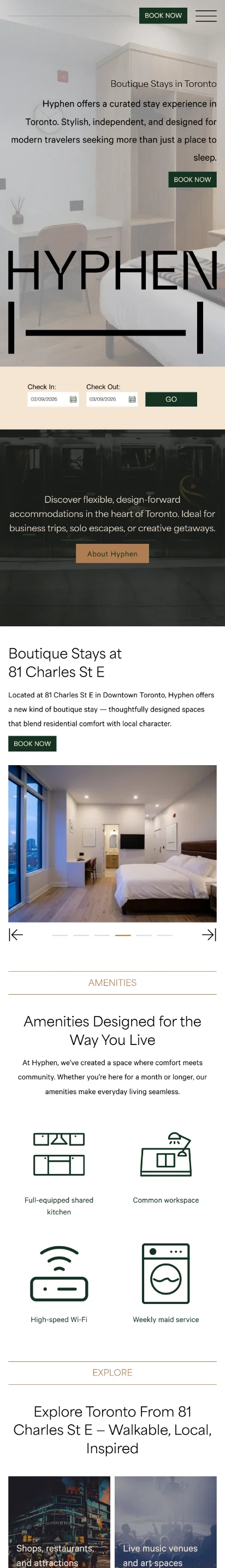 Hyphen Mobile Slide